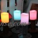 Candle Choice Set of 10 Multi-Color Flameless LED Votive Candles with Remote and Timer   
